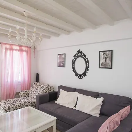 Delightful Mykonian Cycladic In Old Town Апартаменты *